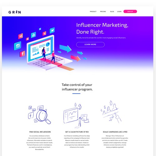 Web page design contest entry by Pinch Studio