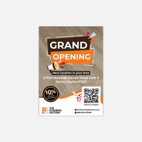 Grand Opening Flyer Ontwerp door 2thumbs