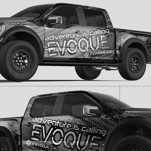 FORD RAPTOR 2021 WRAP IN BRAND LOGO Design by Nick T.