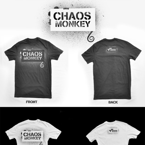Design the Chaos Monkey T-Shirt Diseño de nat3
