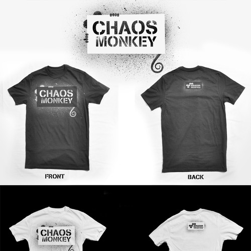 コンペ「Design the Chaos Monkey T-Shirt」のデザイン by nat3さん 