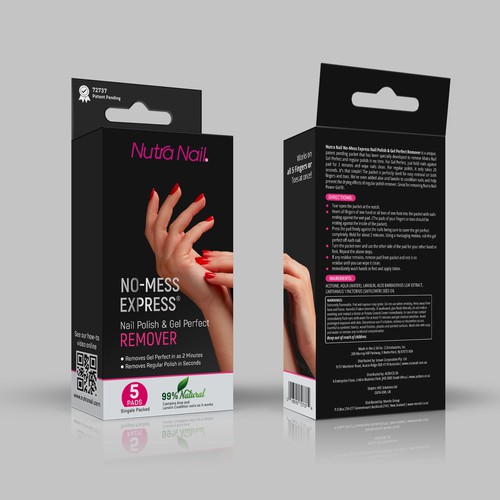 Nutra Nail Gel Remover Design by Rajith Shantha