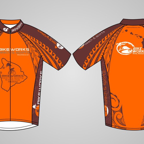 hawaii cycling jersey