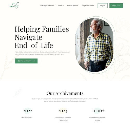 Fake Tech Startup in the Funeral Industry Seeking Website Design Design by MercClass