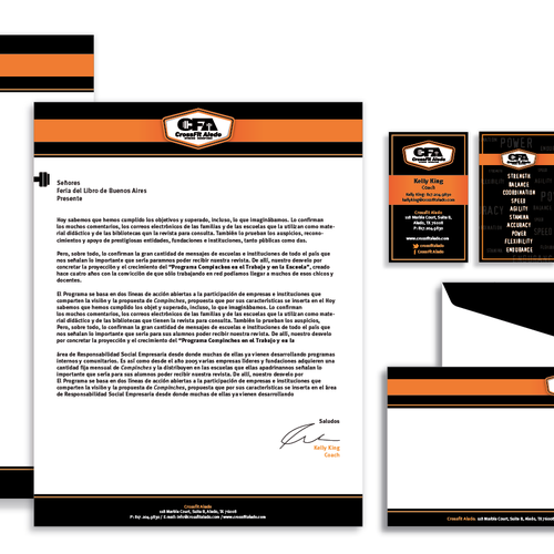 CrossFit Aledo needs new business cards! Guaranteed Contest  Design by pecas™