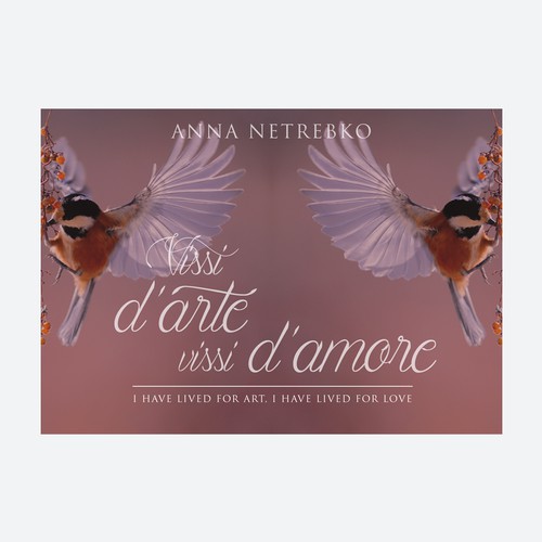 Illustrate a key visual to promote Anna Netrebko’s new album Réalisé par MKaufhold