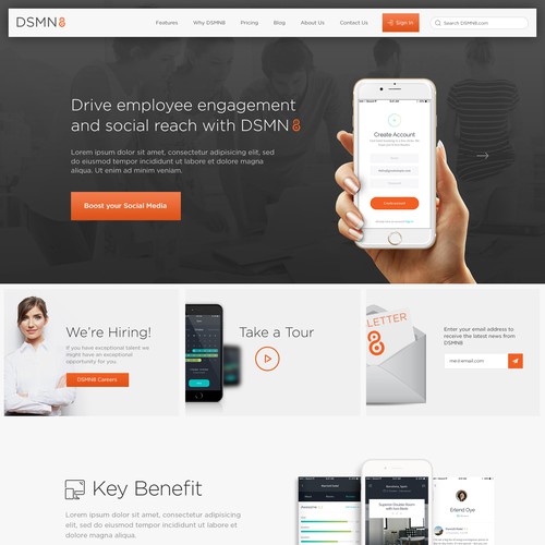 WordPress theme design contest entry by Mike Barnes