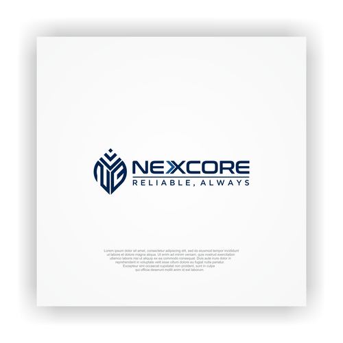Nexcore Logo Competition Design by Kohesi design