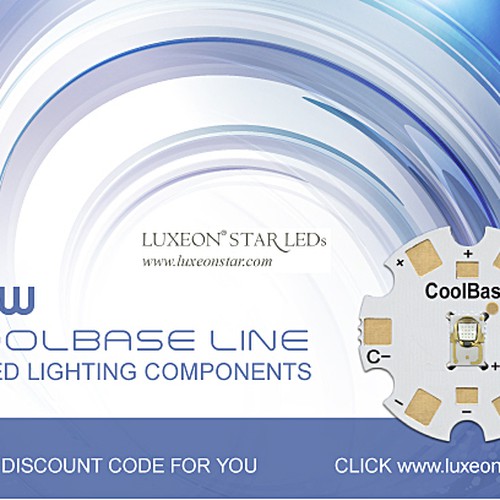New postcard or flyer wanted for Luxeon Star LEDs Design por N.L.C.E