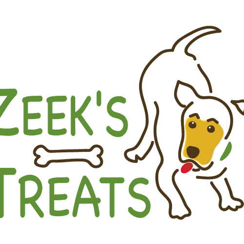 LOVE DOGS? Need CLEAN & MODERN logo for ALL NATURAL DOG TREATS! デザイン by Elleadelle