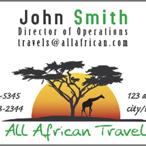 $150 - Logo, Exciting New African Travel Agency Design by Jokic