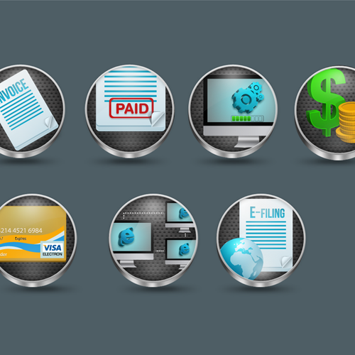 Help IPS Invoice Payment System with a new icon or button design Design by mrztms