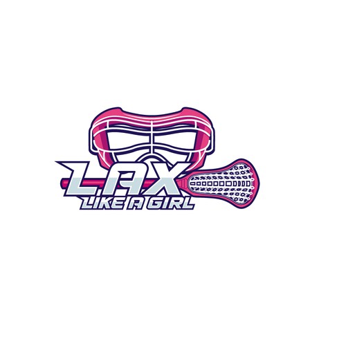 A classic yet fun logo for the fearless, confident, sporty, fun female lacrosse player Design by Jans...