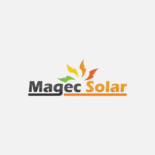 logo for Magec Solar  Design by Vijay Krishnan