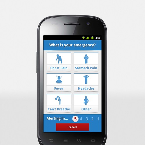 Emergency Response App looking for a great Android Design!!! Diseño de Efrud
