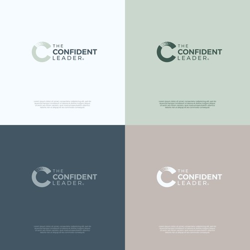 The Confident Leader - Thought Provoking Abstract Logo for Leadership & Growth Organization Design by Yantoagri