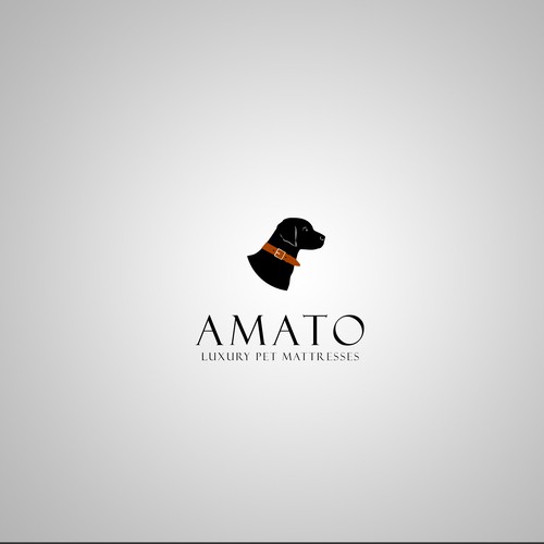 AMATO modern/luxury dog bed logo Design by ZS.99