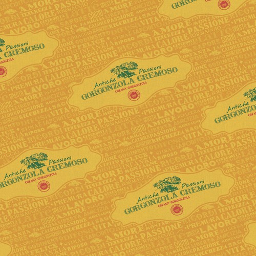 Design a product label set for an Italian Cheese デザイン by ProveMan