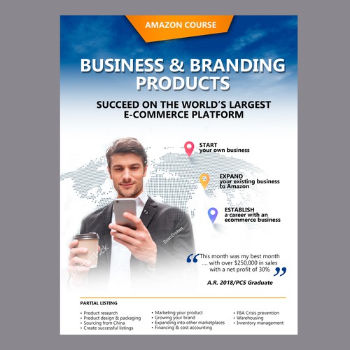 Amazon Business and Branding Course Diseño de Marco Davelouis