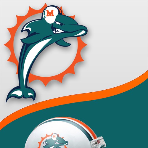 99designs community contest: Help the Miami Dolphins NFL team re-design its logo! Design réalisé par APOLLON.com.tn