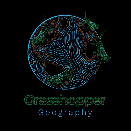 Designs | Design a colourful logo for Grasshopper Geography | Logo ...