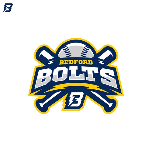 Team logo for the Bedford Bolts girls softball team Design by Karisdesigns