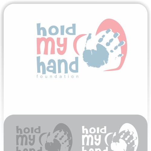 logo for Hold My Hand Foundation Diseño de fire.design