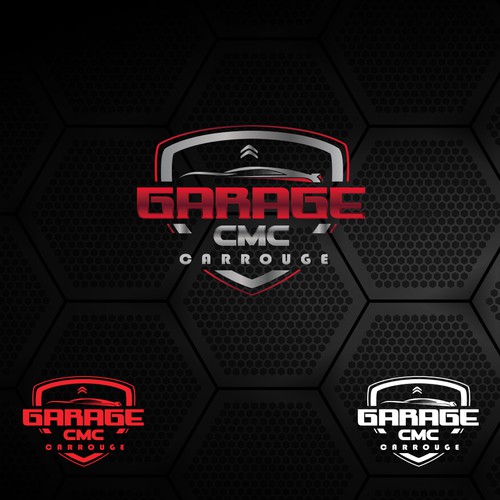 CREATION LOGO POUR GARAGE AUTOMOBILE CITROEN AVEC UN COTE FUN Design by Univers Design