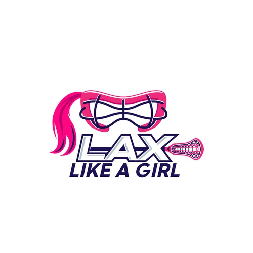 A classic yet fun logo for the fearless, confident, sporty, fun female lacrosse player Design by Jans...