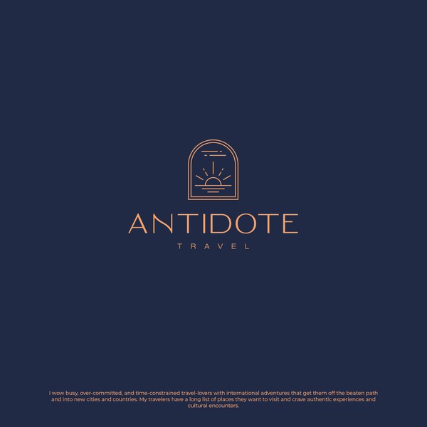 Logo design for travel agency