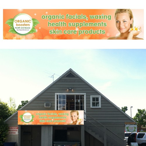 Organic Boosters needs a new signage Ontwerp door tale026