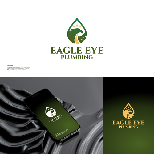 Eye catching and very marketable logo for plumbing company. The company name is Eagle Eye Plumbing Design by Aleta21