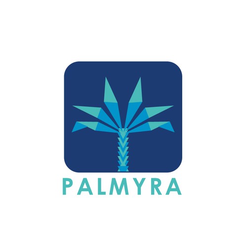 Palmyra Logo Context - Mix of History and Technology Design by ZOM