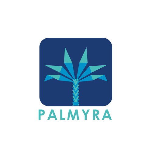 Palmyra Logo Context - Mix of History and Technology Design by ZOM