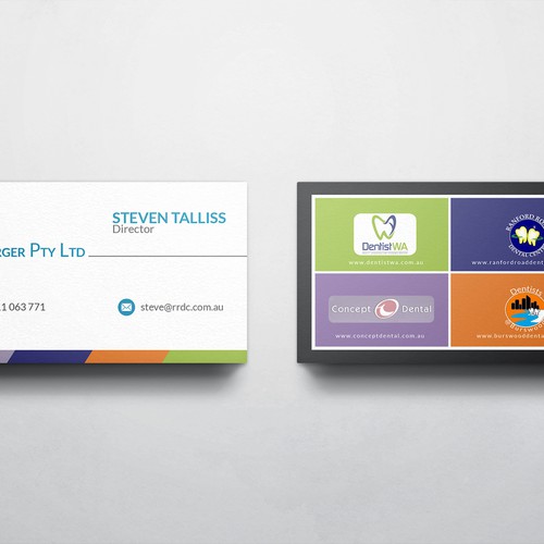 create professional cards for our dental business Design by RERUMSOL