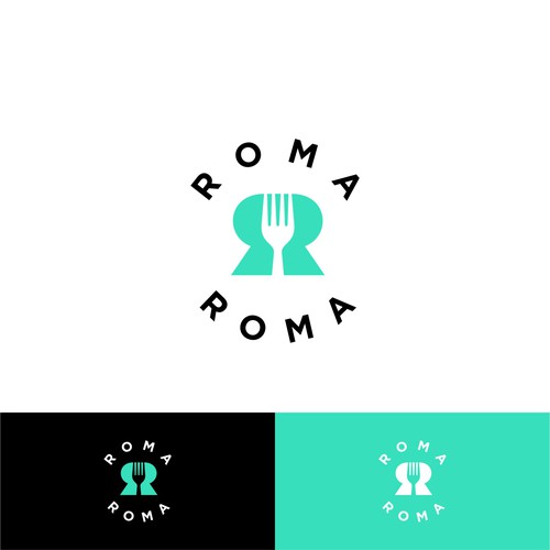 Roma Roma Logo Desing-ontwerp door mekanin