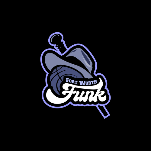 Basketball Logo for Team 'Fort Worth Funk' - Your Winning Logo Featured on Major Sports Network Design by sukadarma