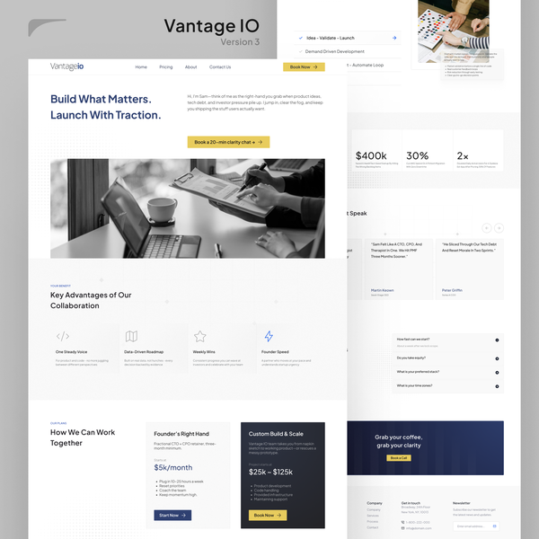 Professional Software Consultant Web Design