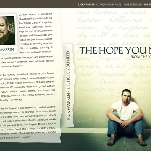 wendyarnoldさんのDesign Rick Warren's New Book Coverデザイン