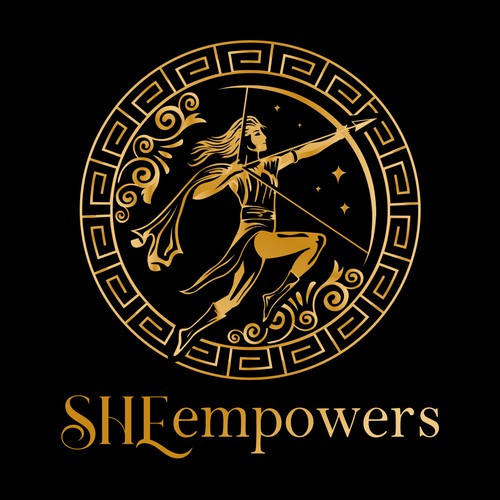 SHEempowers - luxurious design of a woman preferrably in some kind of a circle to appeal to women professionals Design by Jacob Gomes