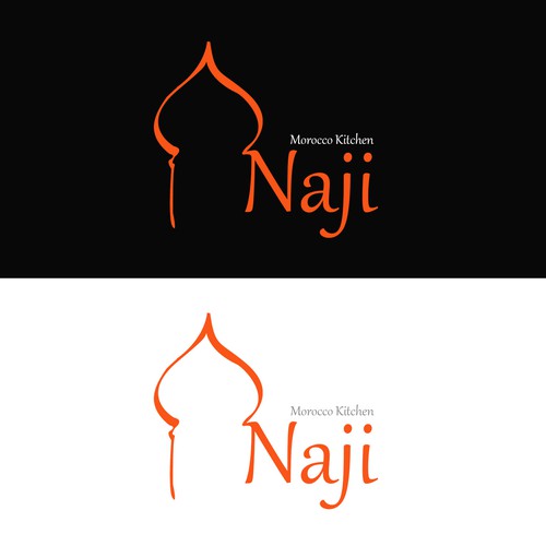 Logo for Naji - moroccan kitchen and travel service | Logo design contest