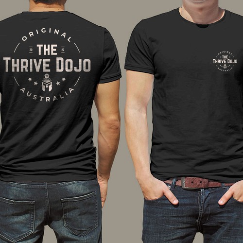 Thrive T shirt brand designs Design by unflea