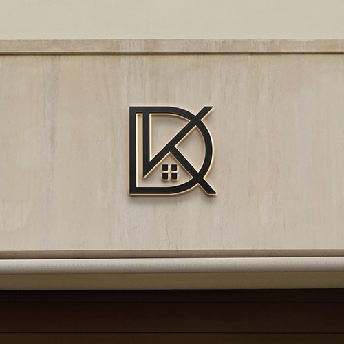 KD Monogram Logo Design by e.lisa