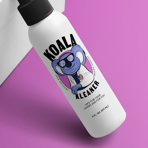 Designs Redesign Koala Kleaner Product label contest