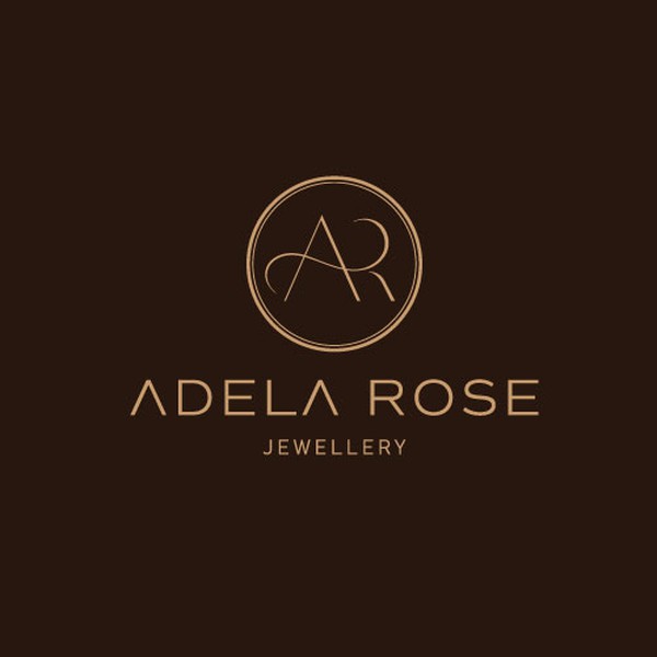 Initials based logo for jewelry brand