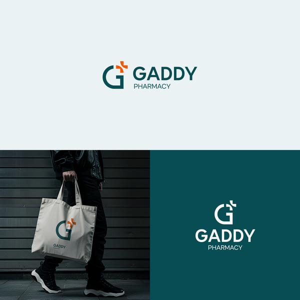 Pharmacy and medical supply company logo