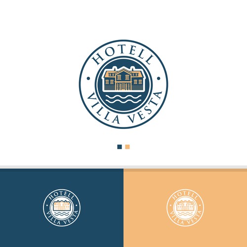 Hotell Logo in Classic Style, for a Small Hotell in a Small Town. (See references) Design by StudioJack