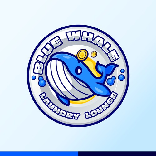 Unleash Your Creativity, Logo Design for "Blue Whale Laundry Lounge" Design by rocketstudio