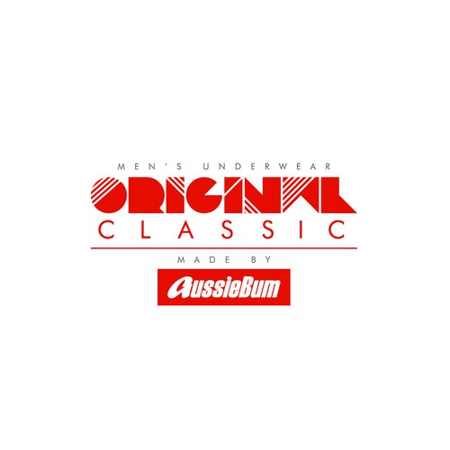 Design the logo for aussieBum's No1 Underwear range; Original Classic Design by Khumairart