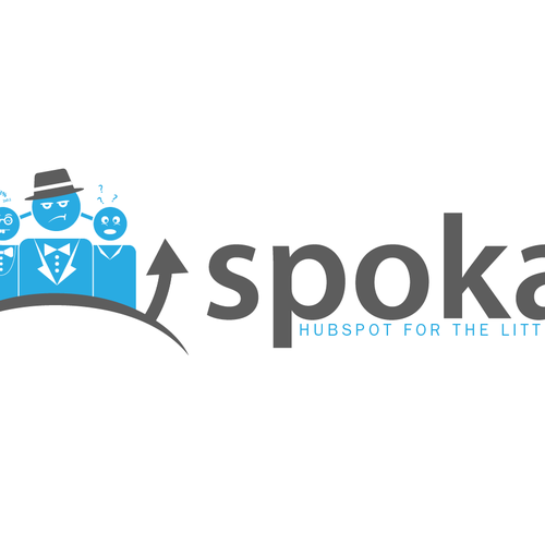 New Logo for Spokal - Hubspot for the little guy! Design by Musique!